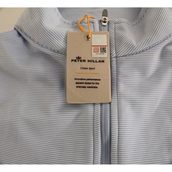 Peter Millar Crown Sport Perth Performance Pullover Gilead Sciences Size S NWT - Picture 5 of 7